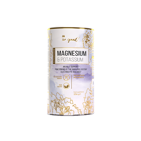 Integratore alimentare di magnesio + potassio in polvere 256 g - COSÌ BUONO!