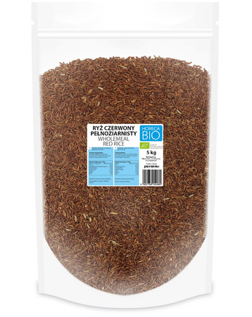 Riso rosso integrale bio 5 kg