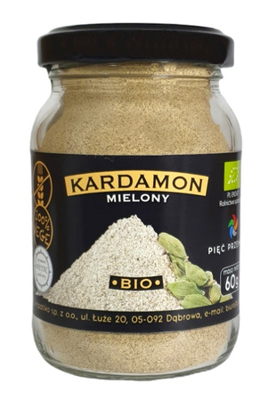 Cardamomo macinato Biologico senza glutine 60 g – Pięć Przemian (Five Transformations)