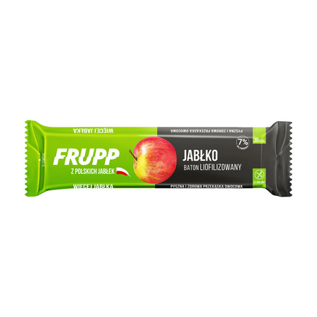 Barretta di mele liofilizzate senza glutine 9g - Frupp