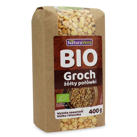 Mezzi piselli gialli bio 400 g - Naturavena