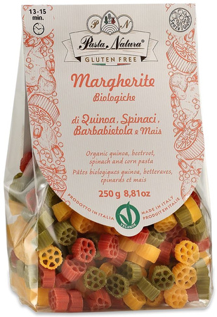 Pasta margherite senza glutine (mais tricolore) bio 250 g - Pasta Natura