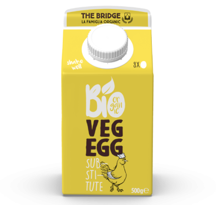 Sostituto vegetale di 8 uova liquido senza glutine Bio 500 g – The Bridge