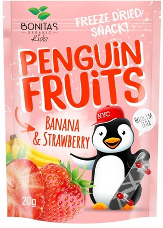 Banana e fragola liofilizzate BIO 15 g