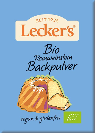 Lievito in polvere biologico 21 g – Lecker`s