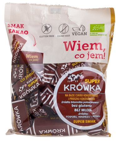Caramelle al cacao senza glutine e senza latticini bio 150 g