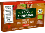 Brodo - cubetti di manzo senza zuccheri aggiunti BIO (8 x 12 g) 96 g - Natur Compagnie
