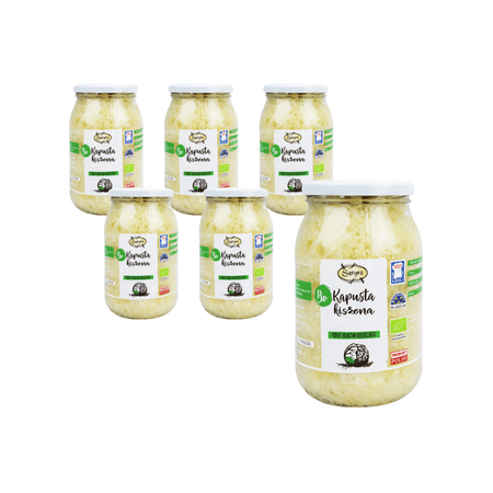 SET 6 x Cavolo fermentato BIO 900 ml