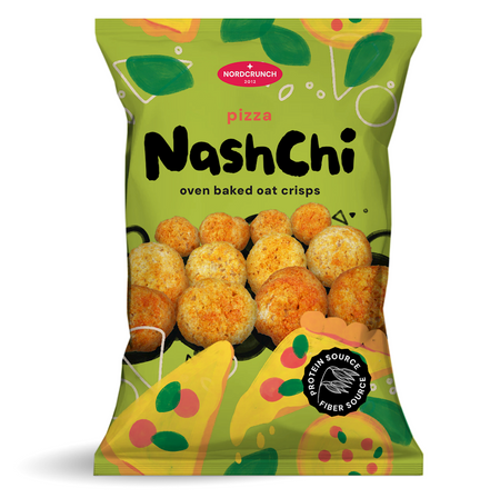 Patatine proteiche al gusto pizza 60 g - NORDCRUNCH