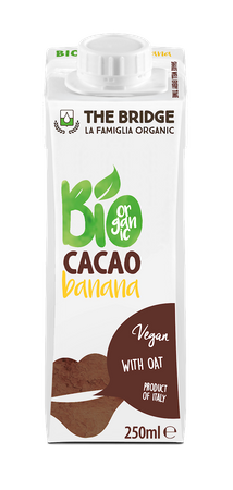 Bevanda di avena alla banana e cacao senza zuccheri aggiunti bio 250ml - Il Ponte