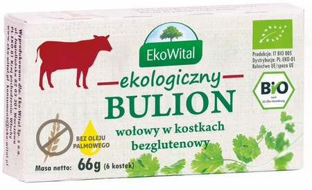 Brodo di manzo a cubetti senza glutine bio 66 g