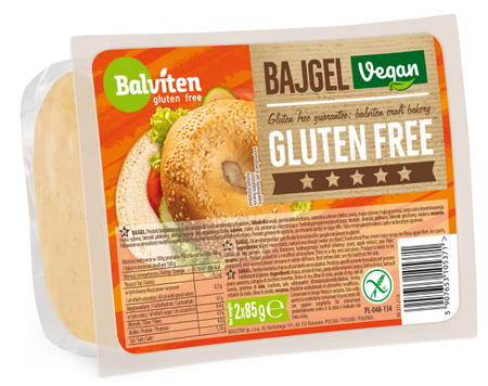Bagel al sesamo senza glutine (2 pz.) 170 g – Balviten