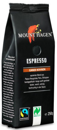 Arabica 100 % Espresso Commercio Equo e Solidale in grani Bio 250 g