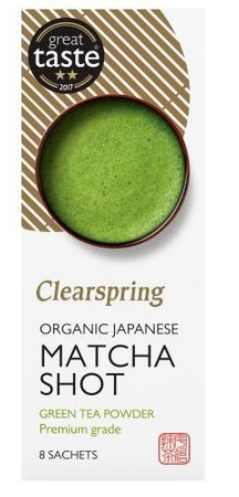 Matcha giapponese grado premium (in polvere) Biologico 8 x 1 g – Clearspring