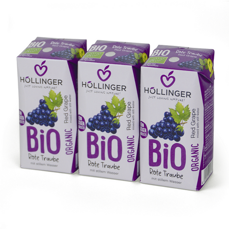 SET 24 x Bevanda all'uva rossa bio 200 ml