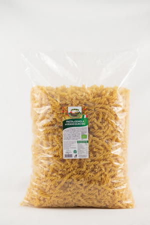 Pasta di semola di grano duro fusilli BIO 5 kg - Horeca