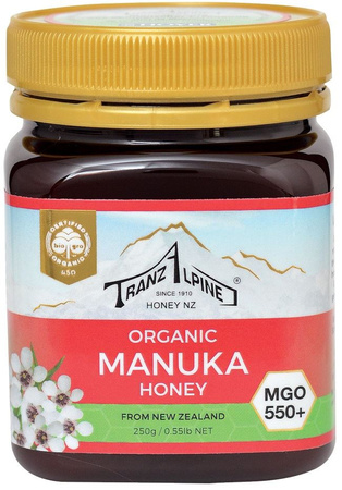 Miele di Manuka MGO 550+ Biologico 250 g – Tranzalpine