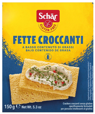 Fette croccanti - pane croccante senza glutine 150 g - Schar