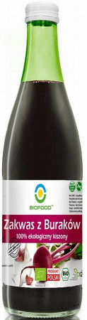 Succo fermentato di barbabietola biologico senza glutine 500 ml – Bio Food
