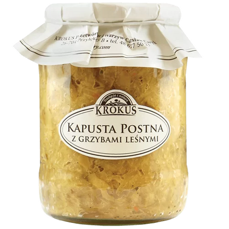 Cavolo quaresimale con funghi di bosco 670 g - Krokus