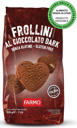 Biscotti al cioccolato senza glutine e senza lattosio 200 g