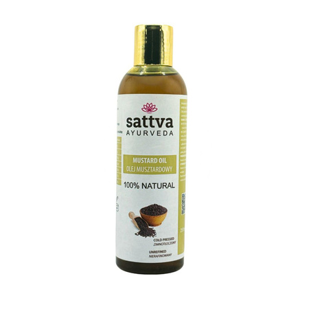 Olio di senape spremuto a freddo 250 ml - Sattva