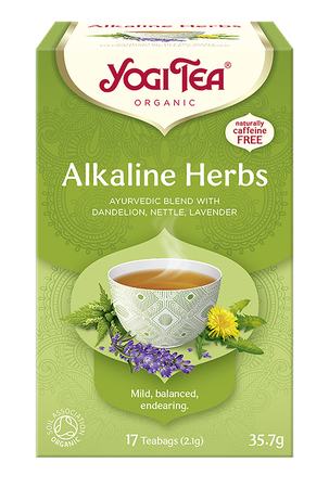 Tisana Erbe Alcaline Biologico (17 x 2,1 g) 35,7 g – Yogi Tea