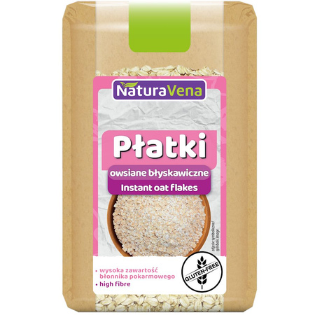 Fiocchi d'avena istantanei senza glutine 300 g – Naturavena