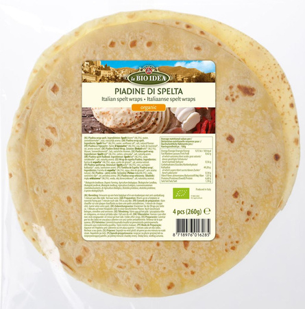 Tortilla piadina di farro bio 260 g