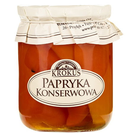 Peperoni in scatola senza glutine 480 g (230 g) - Krokus