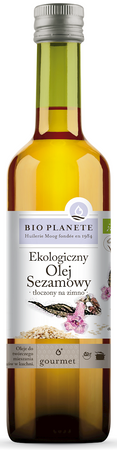 Olio di sesamo spremuto a freddo bio 500 ml - BIO PLANETE