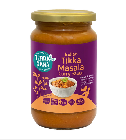Salsa curry Indian Tikka Masala senza glutine Biologica 350 g – Terrasana