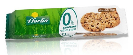 Biscotti con gocce di cioccolato senza zuccheri aggiunti 120g