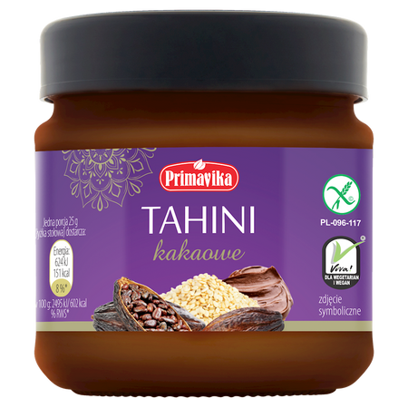 Tahini al Cacao Senza Glutine 185 g – Primavika