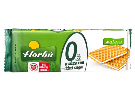 Wafer ripieni senza zuccheri aggiunti 160 g - Florbu