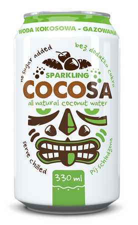 Acqua di cocco gassata 330 ml Cocosa