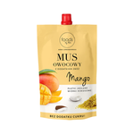 Mousse di frutta: mango - fiocchi di miglio - scaglie di cocco 100 g - Alimenti By Ann