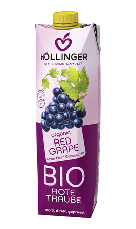 Succo di uva rossa Biologico 1 l – Hollinger