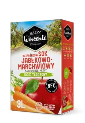 Sady wincenta 100% succo di mela e carota