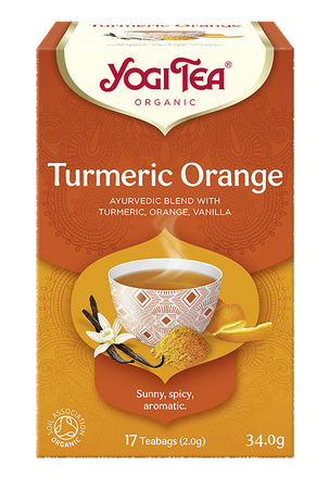 Tè all'arancia alla curcuma bio (17 x 2 g) 34 g