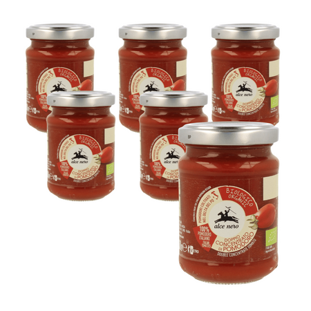 SET 6 x Concentrato di pomodoro 28 % bio 130 g