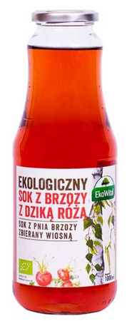 Succo di bacche di betulla con rosa canina bio 1 l