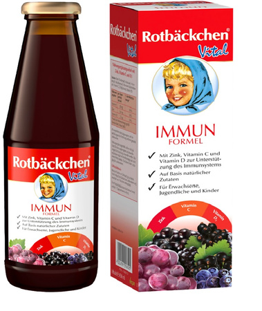 NFC succo multifrutto con zinco, vitamina C e D3 integratore alimentare 450 ml - Rotbackchen