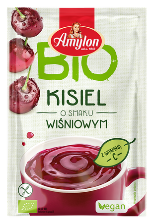 Gelatina senza glutine al gusto di ciliegia bio 30 g