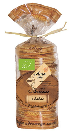 Biscotti al farro al cioccolato senza zucchero Bio 120 g – Ania Bio