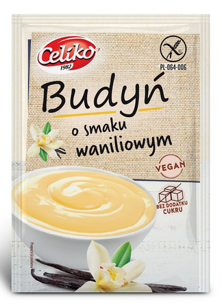 Budino senza glutine aromatizzato alla vaniglia Celiko, 40 g