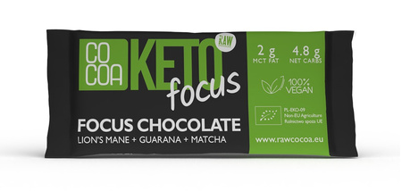 Cioccolato Keto Focus BIO 40 g - Cacao