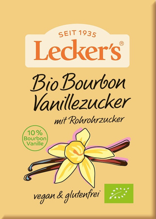 Zucchero vanigliato Bourbon Biologico 8 g – Lecker`s