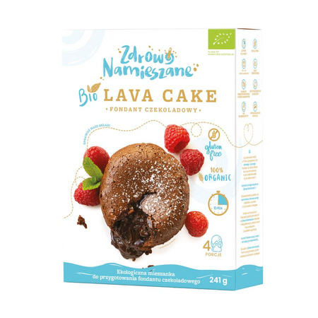 Preparato per torta fondente al cioccolato (lava cake) senza glutine Biologico 241 g - Miscele Sane