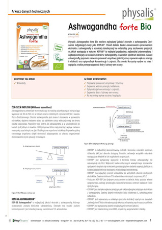 Ashwagandha forte integratore alimentare BIO 30 compresse - Physalis